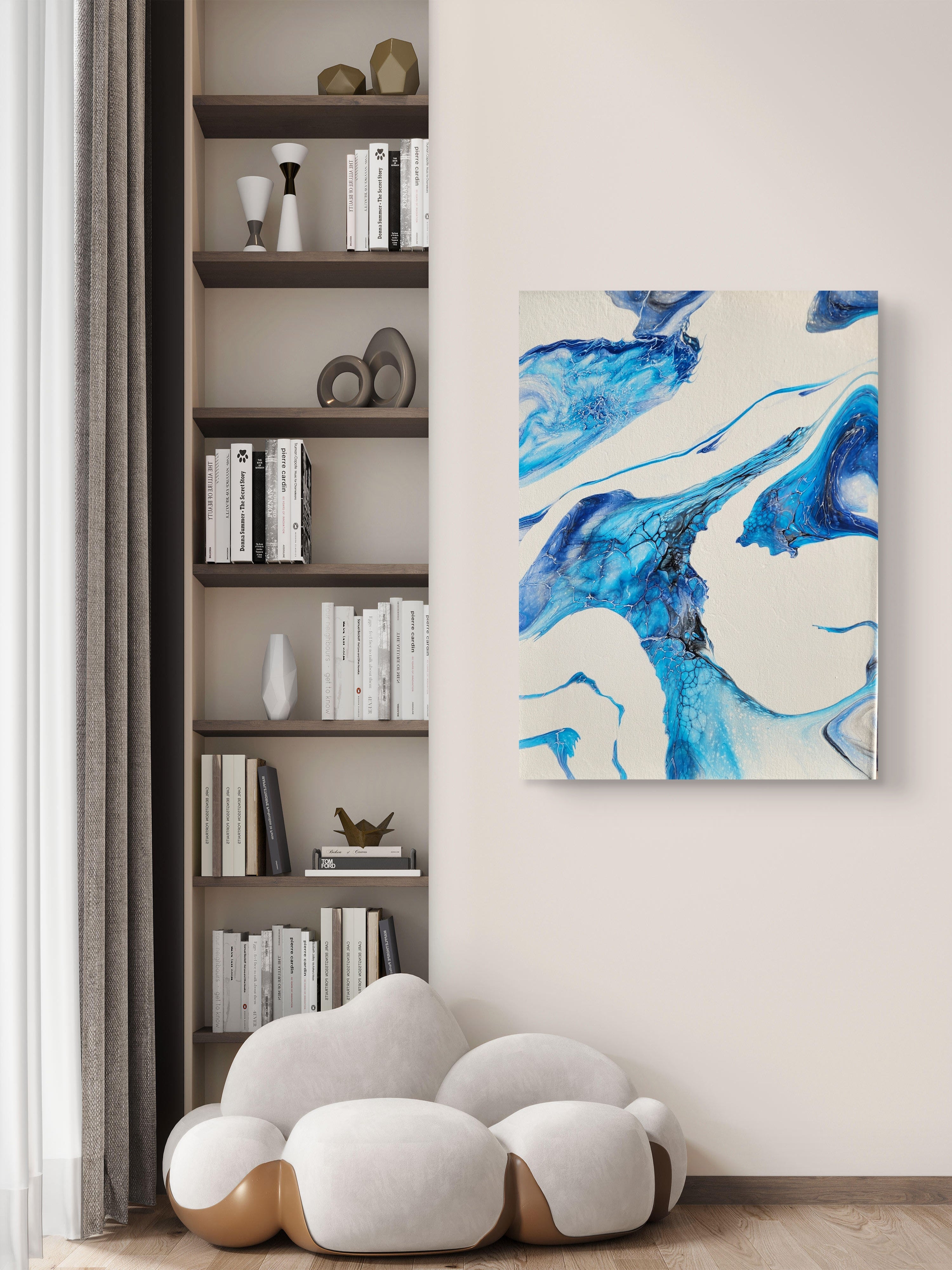 Blue Velocity 18 x 24