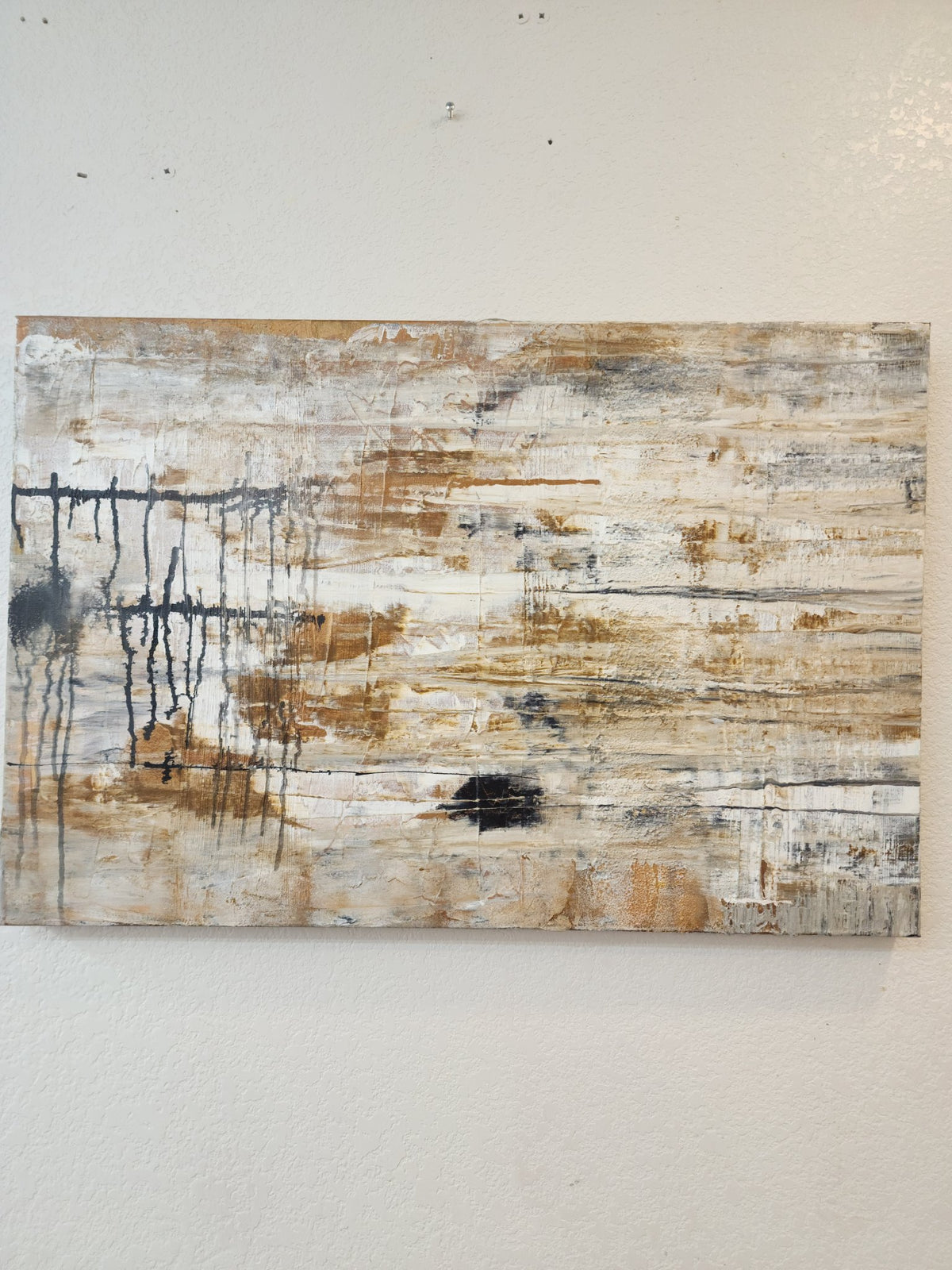 Petrified Layers - original acrylic painting