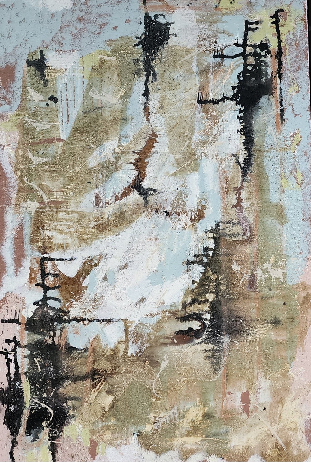 Siena Iron - original acrylic painting